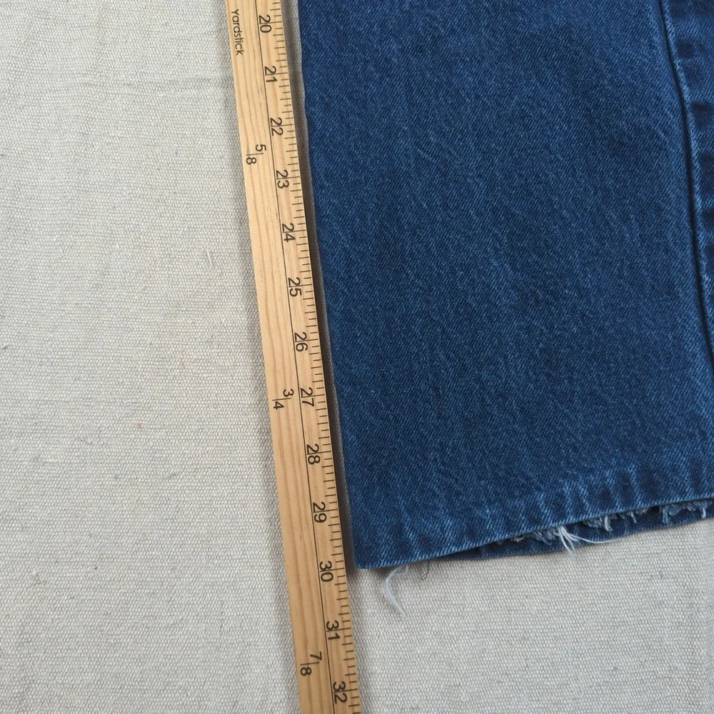 Vintage Levis Jeans Mens 34x30*‎ Blue 517 Boot Cut Orange Tab Hemmed 70s 80s